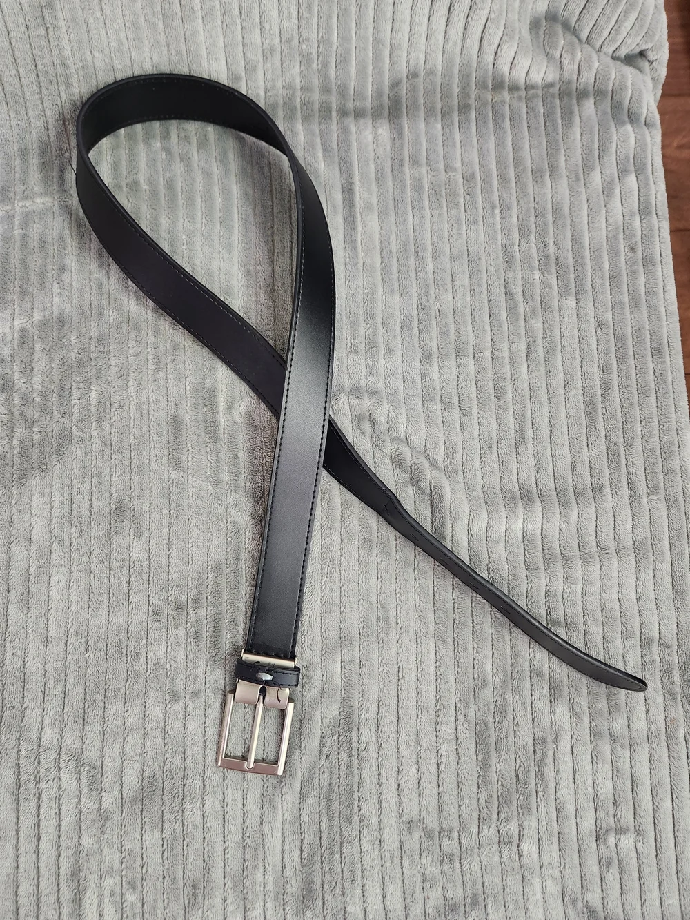 Oobe Black Unisex  black Leather Barton Belt Size M Approx. 40 in Everyday Use
